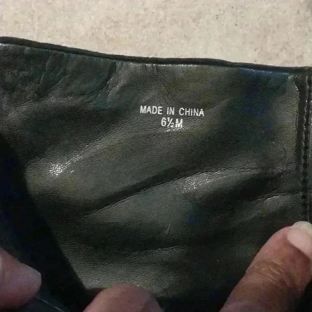 Rebecca Minkoff Black Teal Peach Billie Floral Embroidered Peep Toe Boot Sz 6.5 - Picture 7 of 8